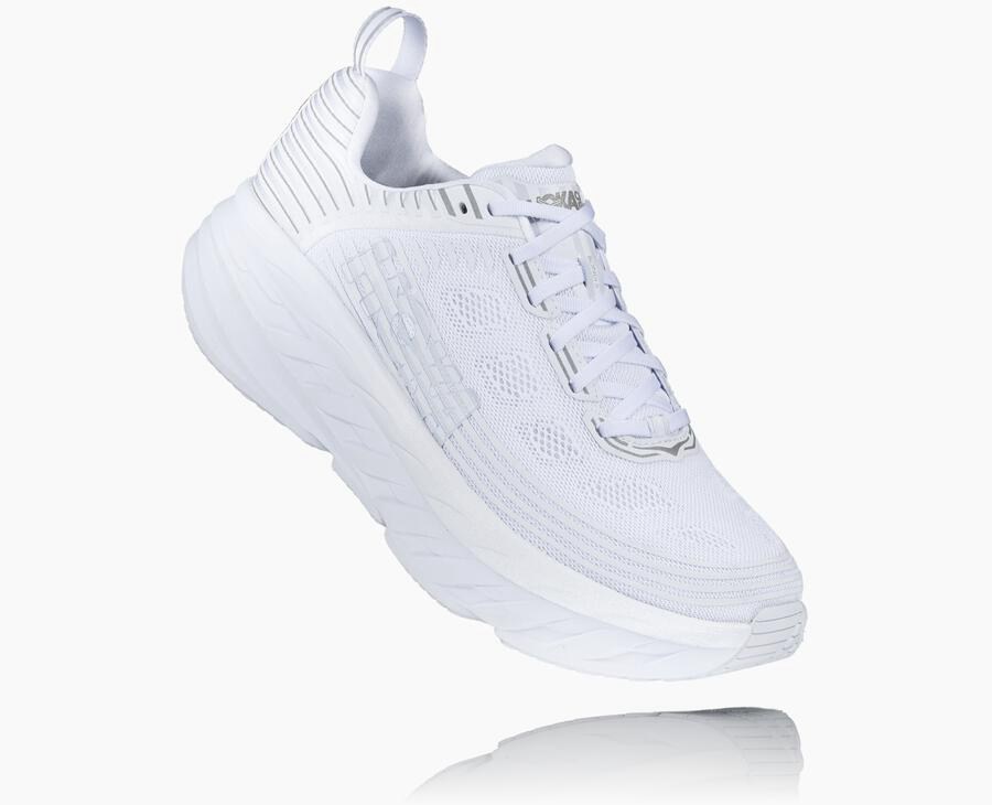 Tenis Hoka One One Masculino Branco - Bondi 6 - 612-PEIYQN